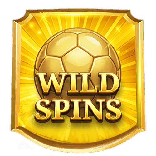 Gold Wild Spins football symbol from World Football Fortunes
